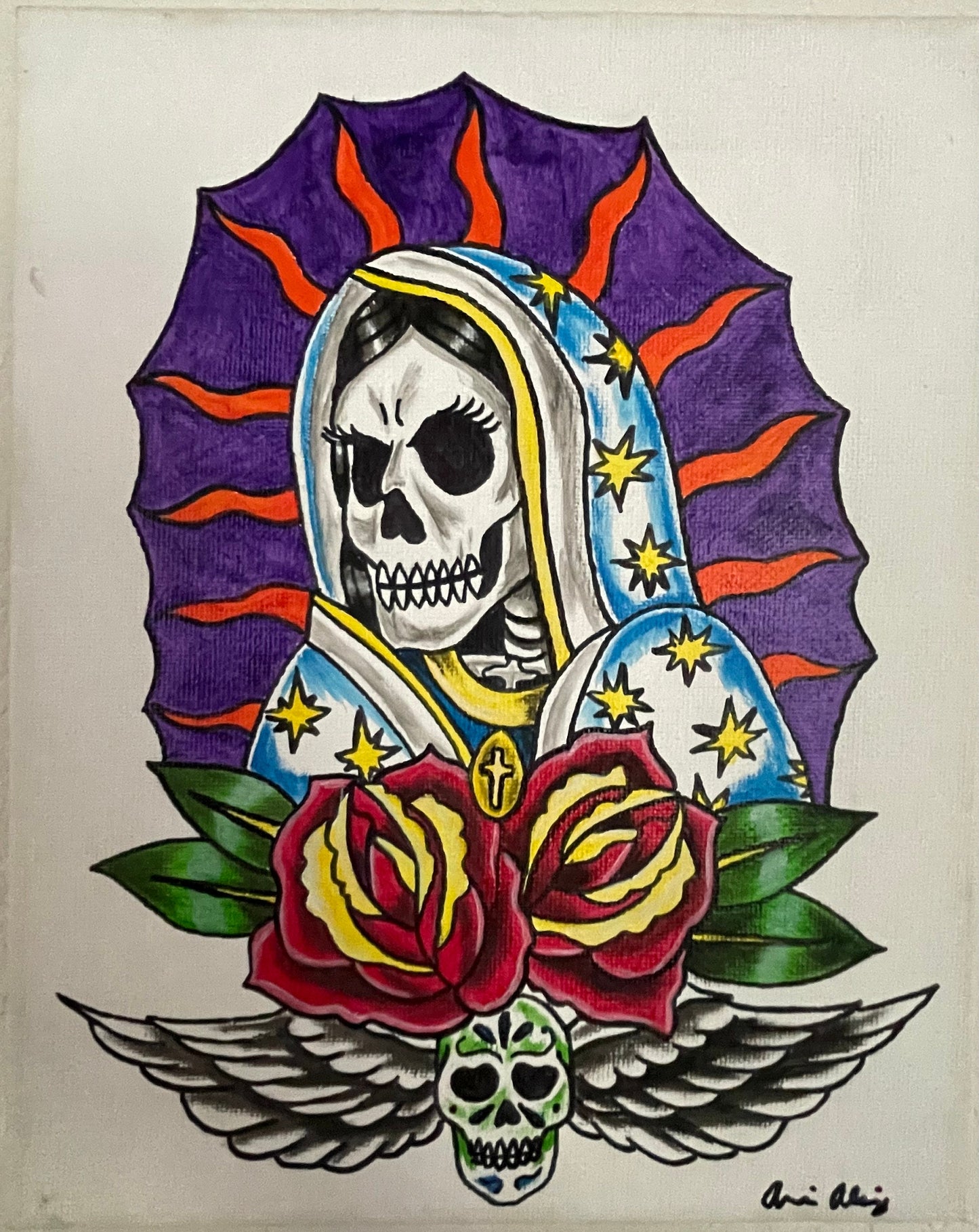 Santa Muerte (canvas)