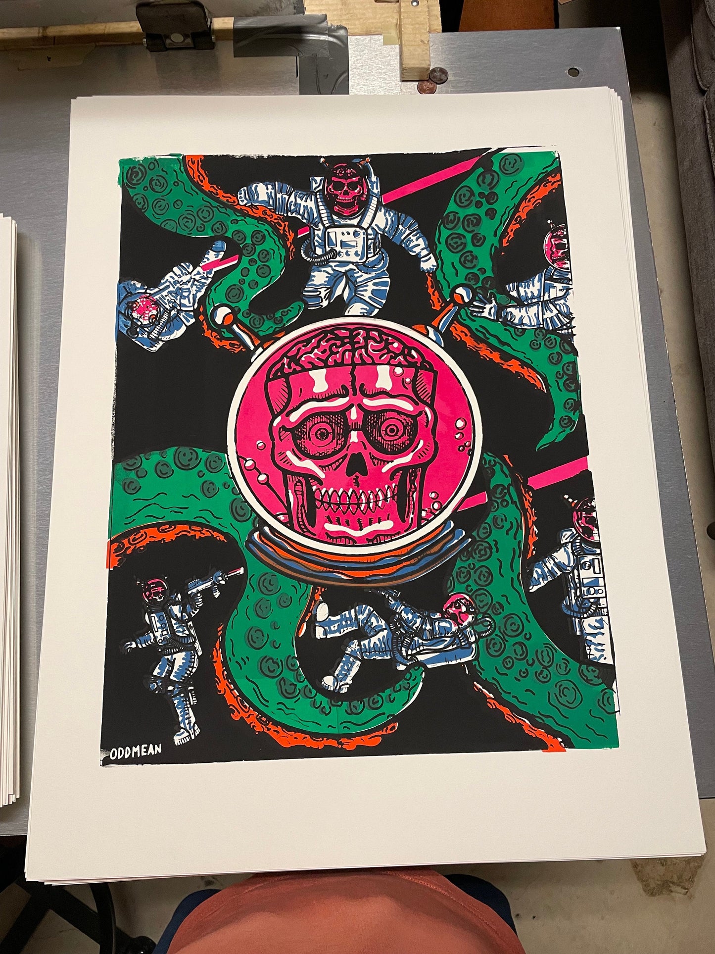 Astro Zombies (screen print poster)